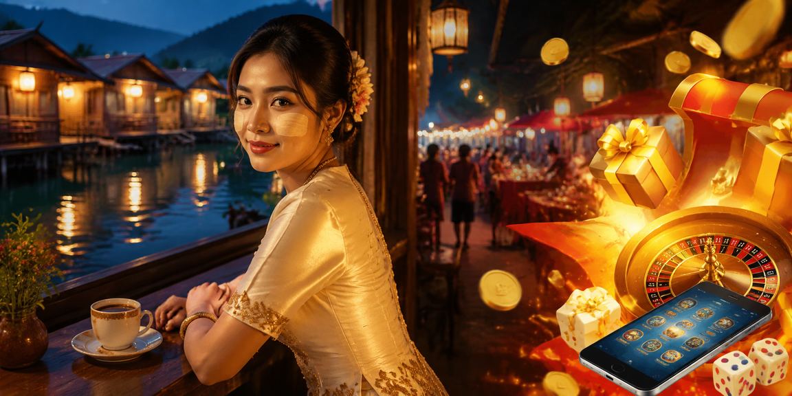 ငှက်ပျံကန်မြစ်မြင်ကွင်းနှင့် ကာစီနိုဓာတ်ပုံ