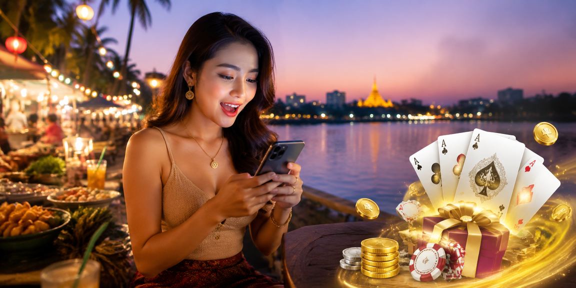 ရန်ကုန်အင်ရာကွင်းအနား ဗီဒီယိုဂိမ်းကစားနေသော လူငယ်